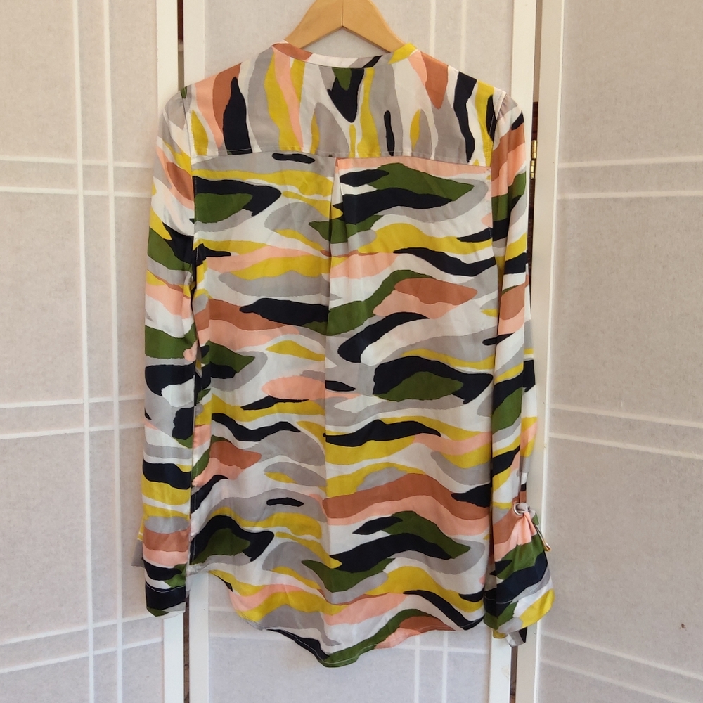Equipment camo print silk blouse - Picture 11 of 16